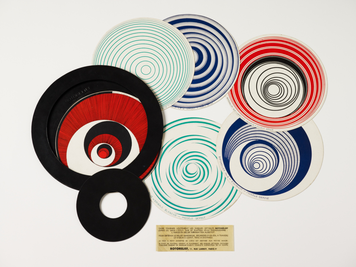 <b>Marcel Duchamp, Rotoreliefs (Disques optiques), 1935</b>