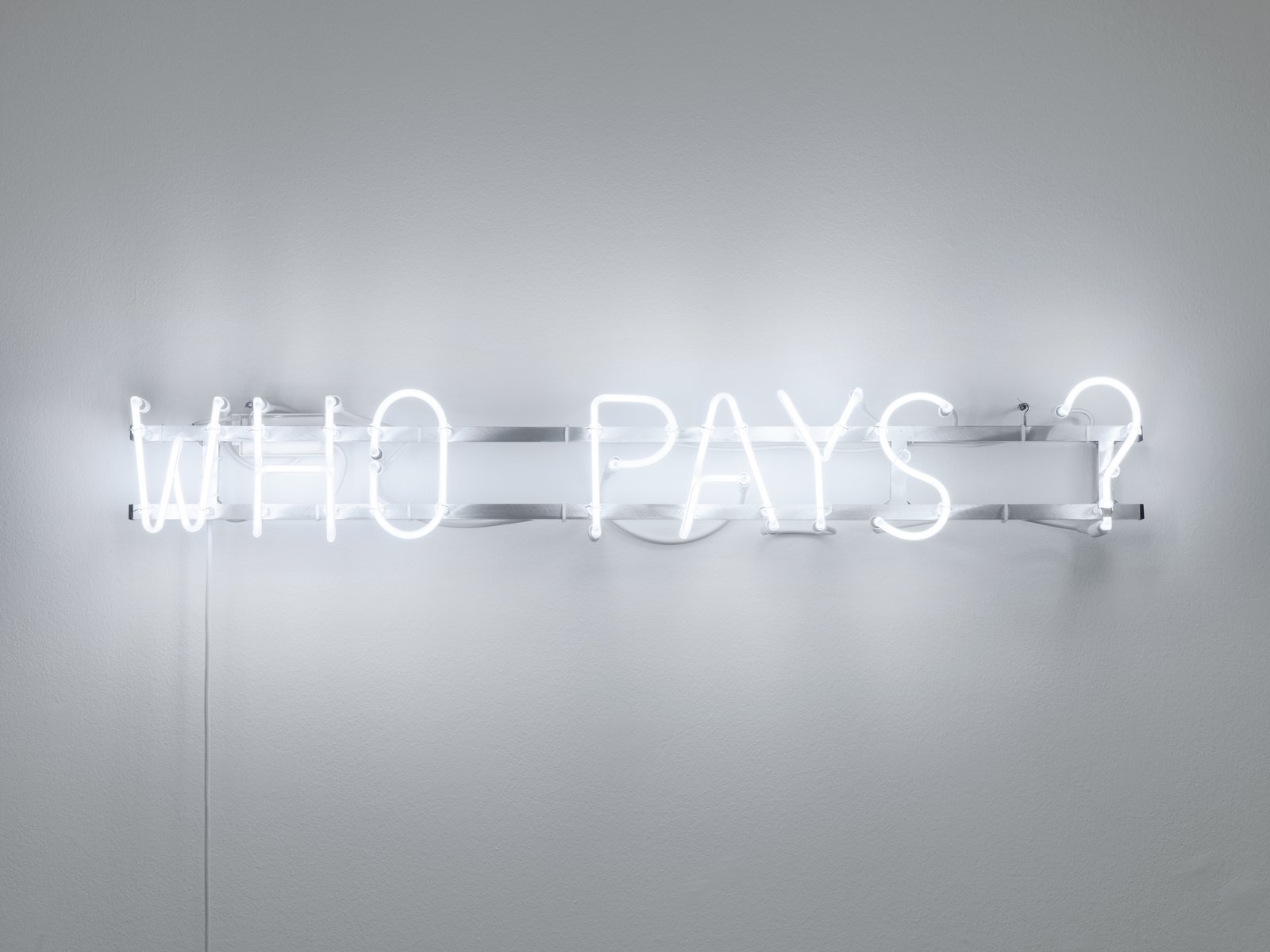 Artwork by RELAX (chiarenza & hauser & co): Who pays?, 2006