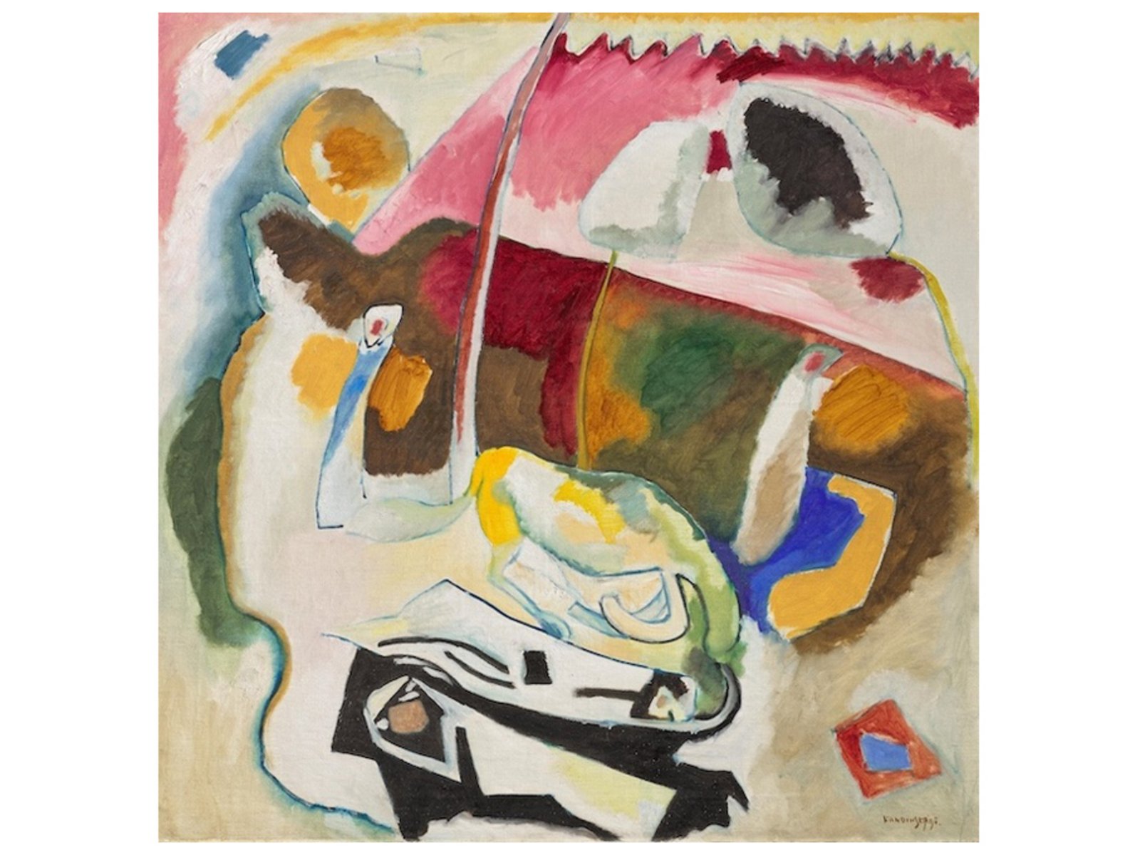 Das Werk "Improvisation 21" von Wassily Kandinsky aus der Sammlung der Hilti Art Foundation