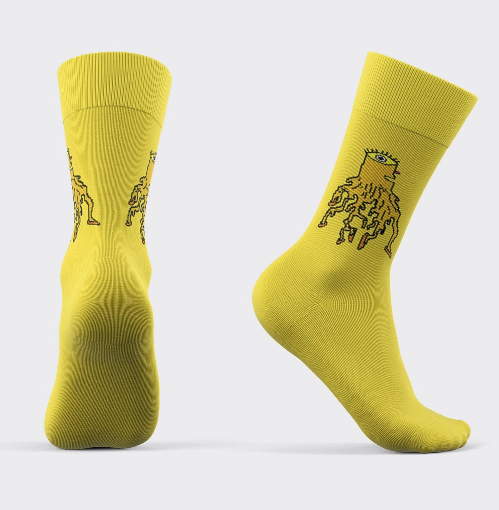 Socken gelb