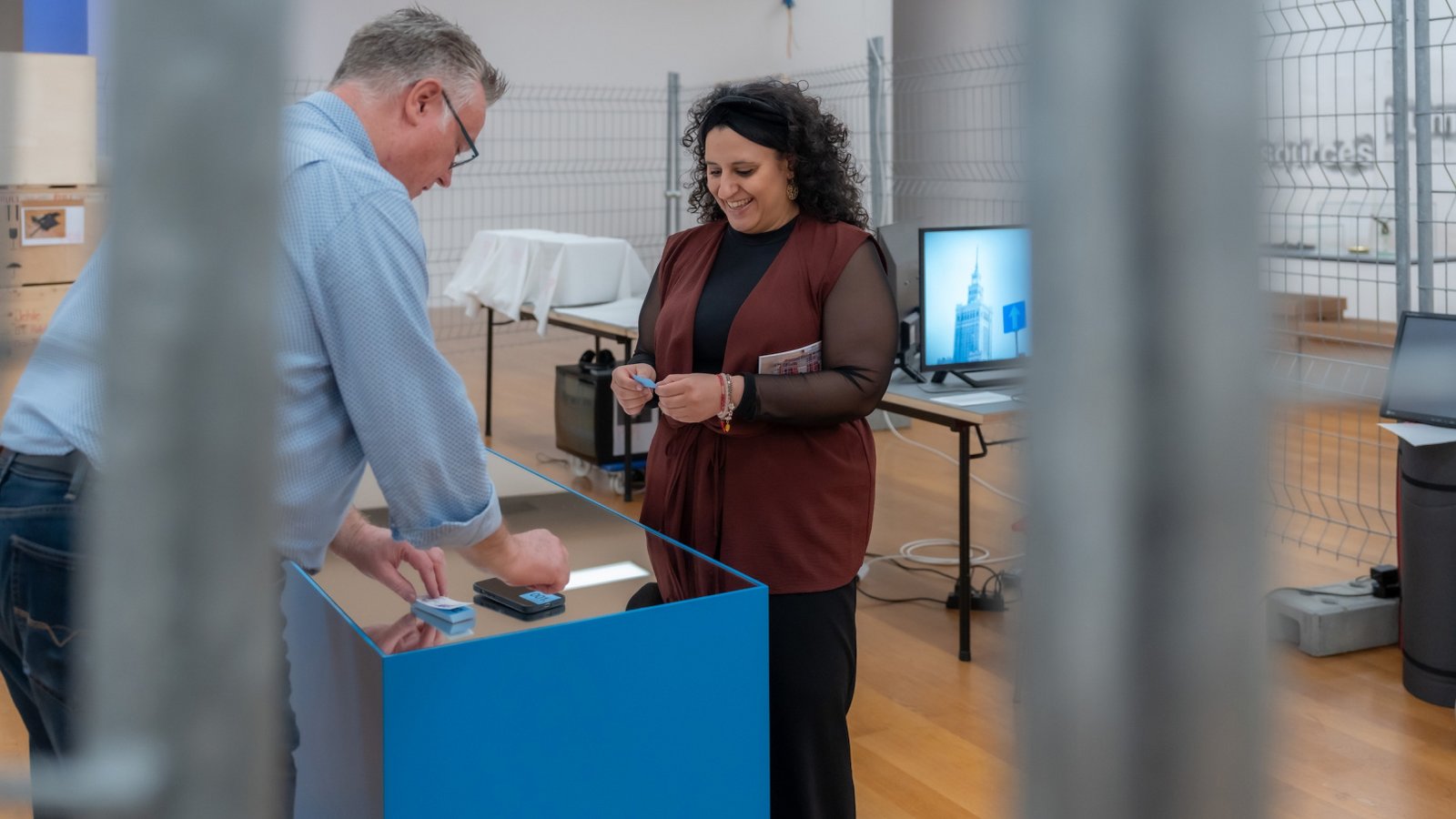 Ansicht verschiedener Arbeiten und Installationen