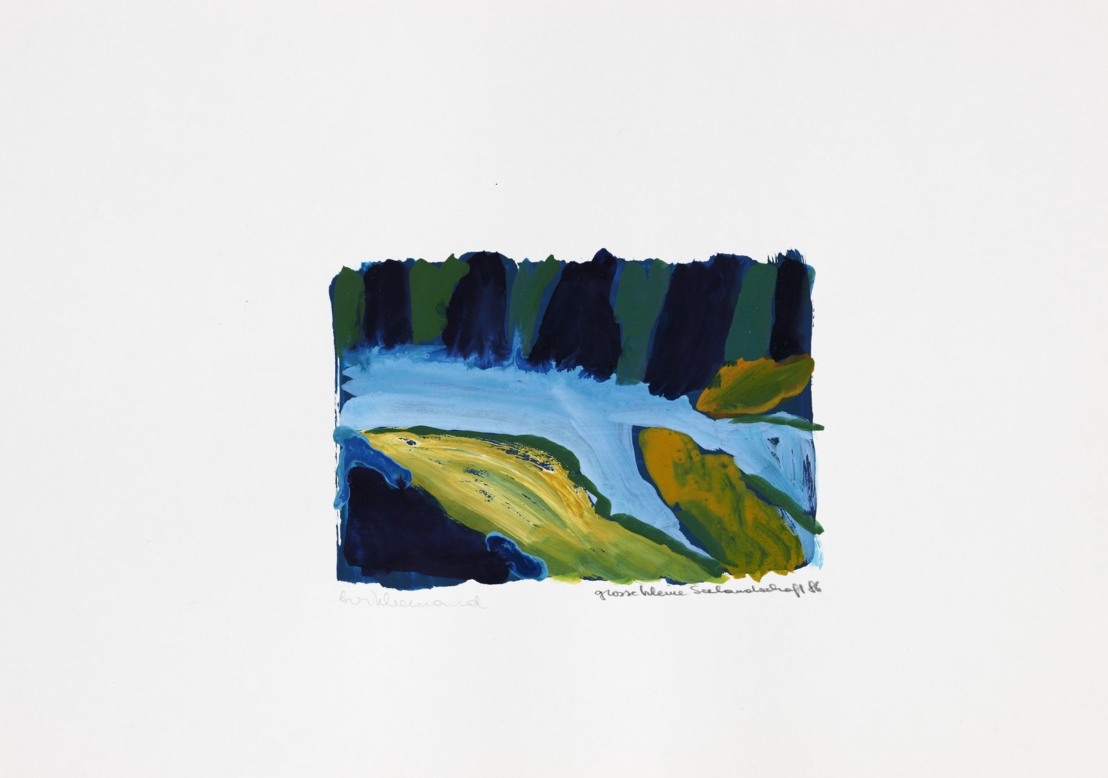 Artwork «grosse kleine Seelandschaft» by Evi Kliemand