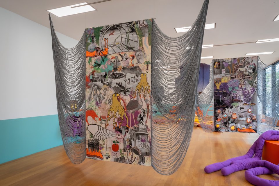 Ansicht der Ausstellung «CaccHho CucchhA»