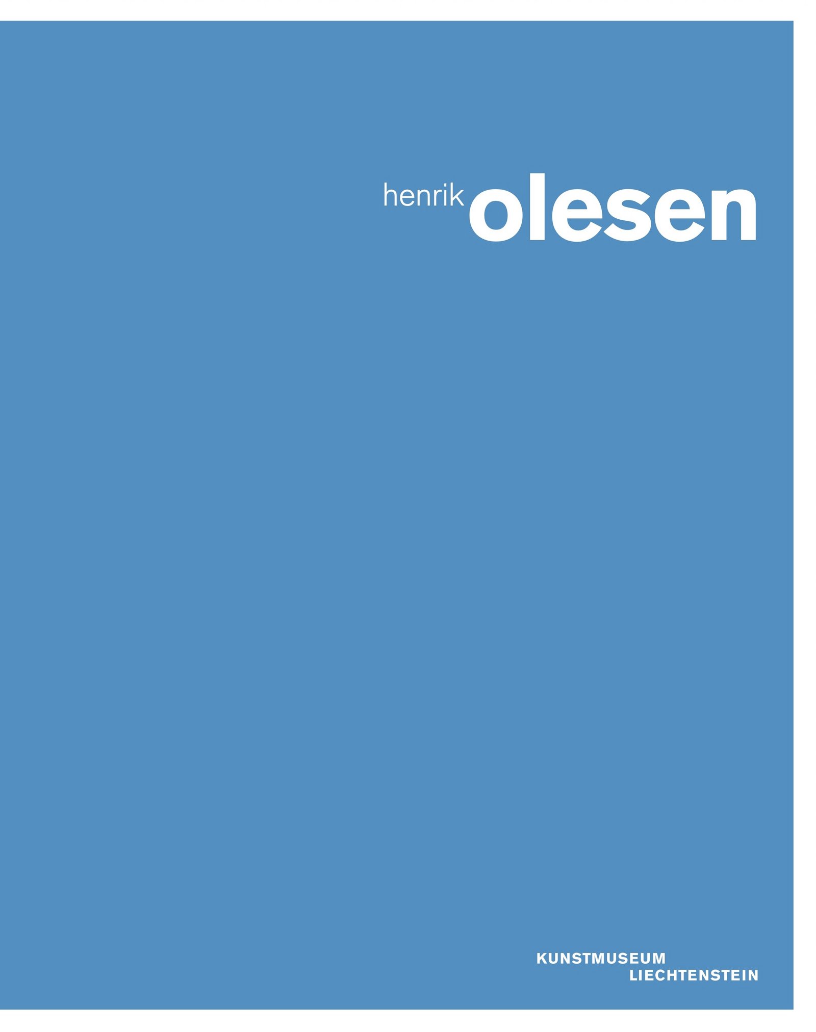 Cover der Publikation aus der sammlung: Henrik Olesen