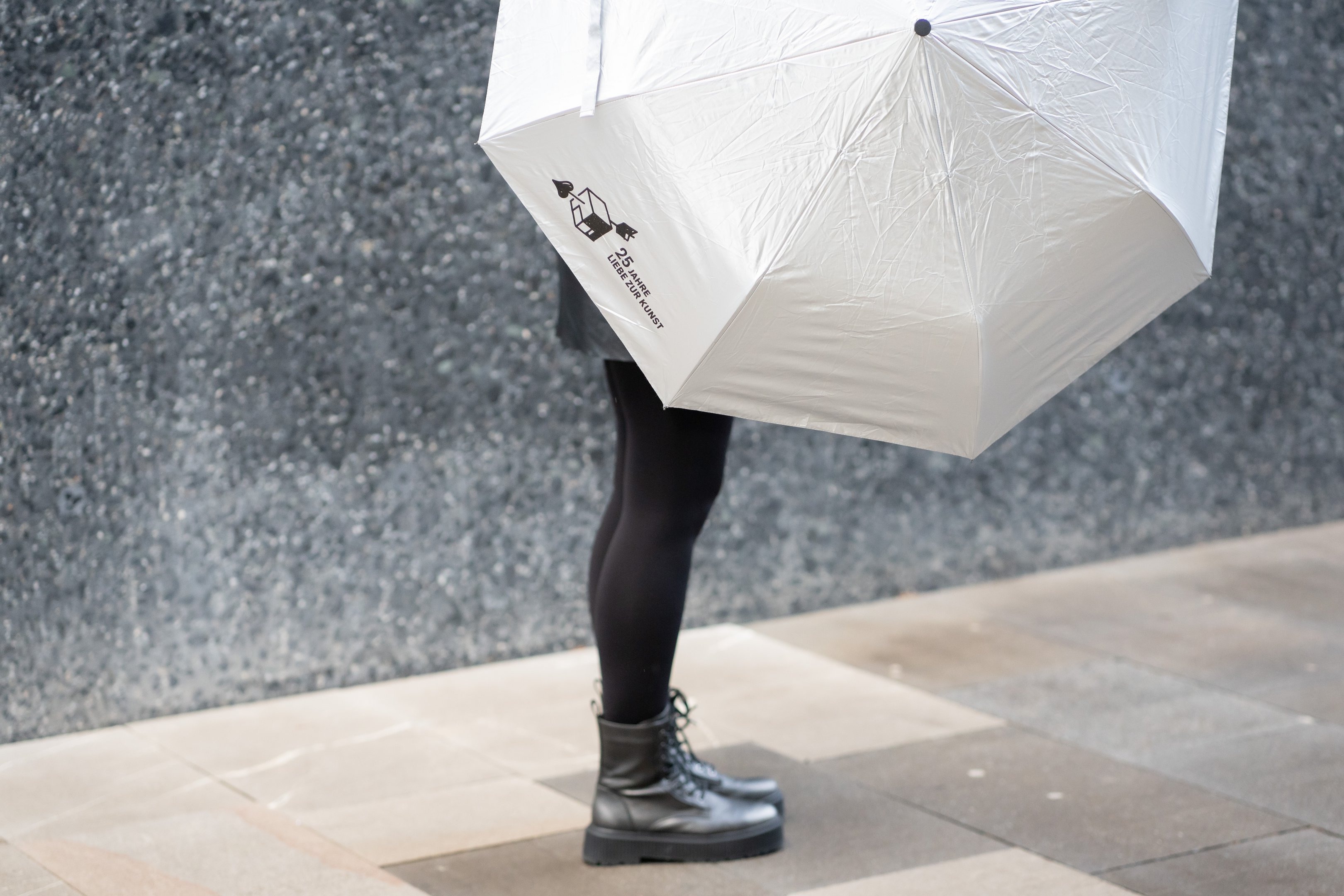 Regenschirm "25 Jahre Liebe zur Kunst"